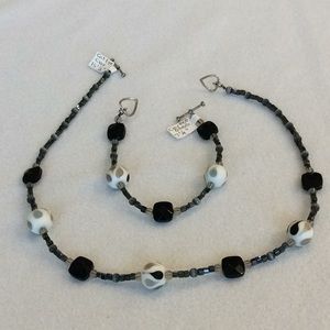FINAL SALE PRICE 3 Piece Set w/Teardrop Clay Beads & Sparkle Plenty